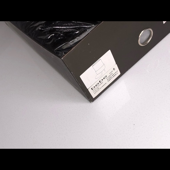 Bebe Nadine dark brown folded boots size 5 NWT - Picture 11 of 12